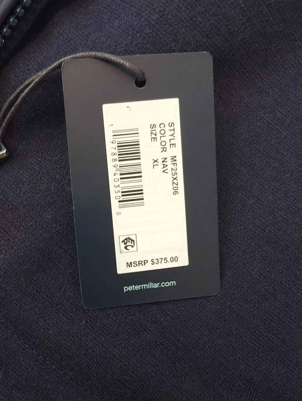 Peter Millar Reversible XL Navy Men Jacket Brand New With Tag